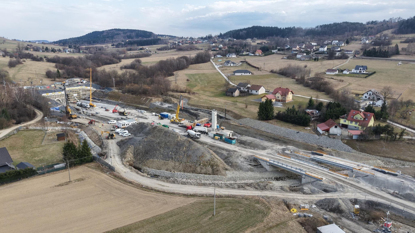 Drążenie tunelu pzrez TBM Kinga