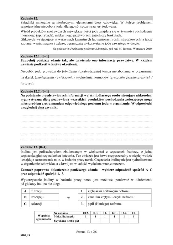 Matura 2020 ARKUSZE CKE z biologii POZIOM ROZSZERZONY 