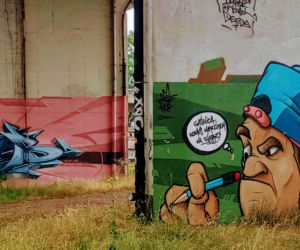 Murale na filarach Trasy Zamkowej