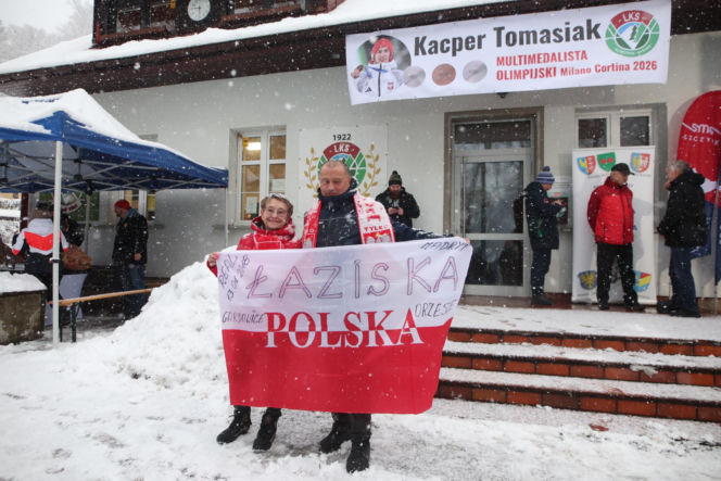 ć Kacper Tomasiak powitany po IO w rodzinnych stronach