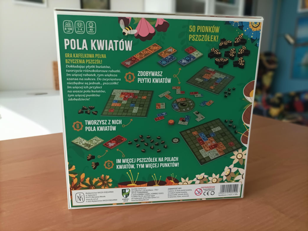 Gra planszowa: Pola Kwiatów
