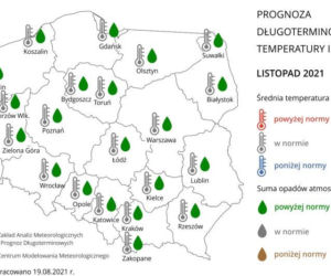 Pogoda jesień 2021. Jaka będzie pogoda? 