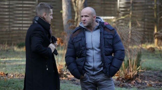 M jak miłość odcinek 1208. Piotrek Zduński (Marcin Mroczek), Andrzejek (Tomasz Oświeciński)