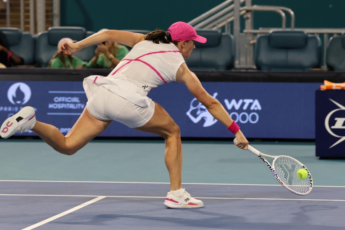 Turniej WTA 1000 w Miami 2024. Iga Świątek przegrała z Rosjanką Jekateriną Aleksandrową