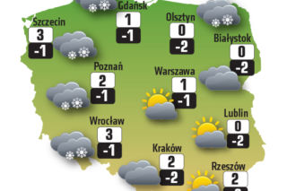 Warszawa. Pogoda na wtorek. Zima zaskoczy kierowców?