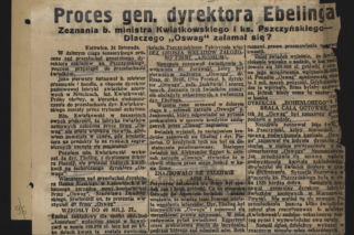 Upadłość firmy Oswag S.A. w Wyrach, proces przeciwko dyrektorowi Franciszkowi Ebelingowi i Józefowi Ogiermanowi