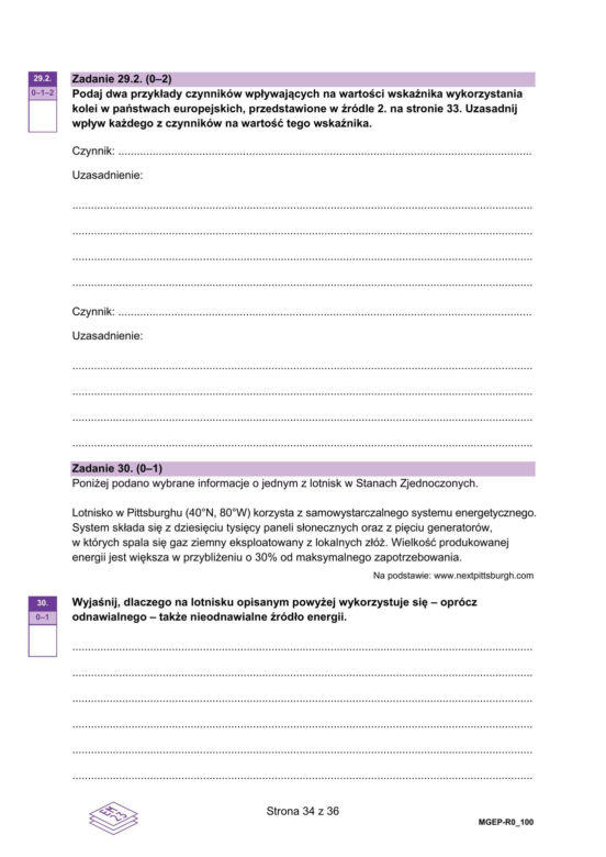 Matura rozszerzona geografia 2024 - ARKUSZE CKE