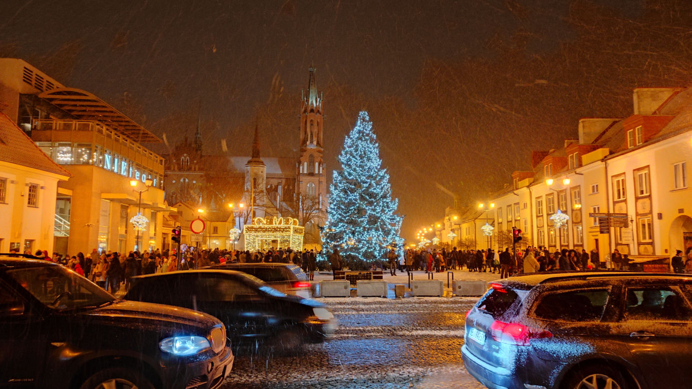 Boże Narodzenie 2021: Świąteczne iluminacje w Białymstoku