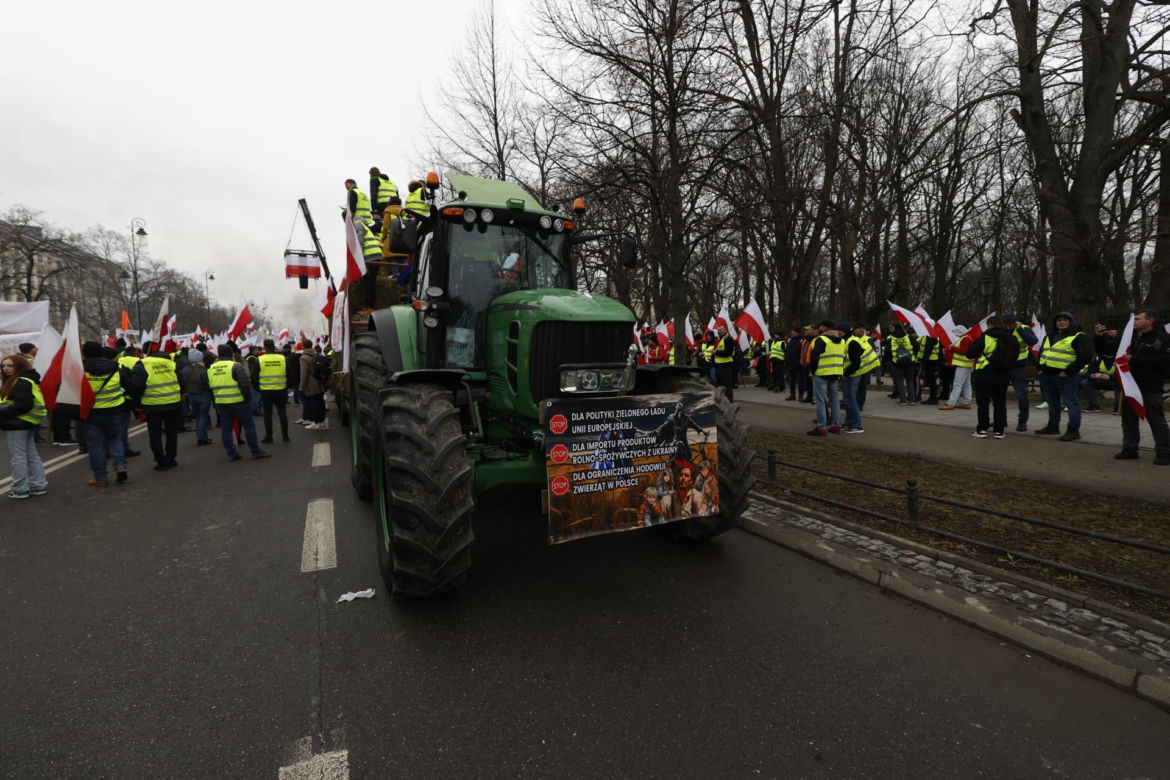  Protest rolników w Warszawie 6.03.2024